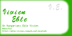 vivien eble business card
